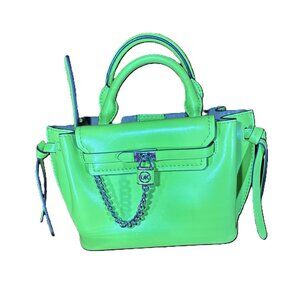NWOT Michael Kors Mercer Neon Green Satchel
